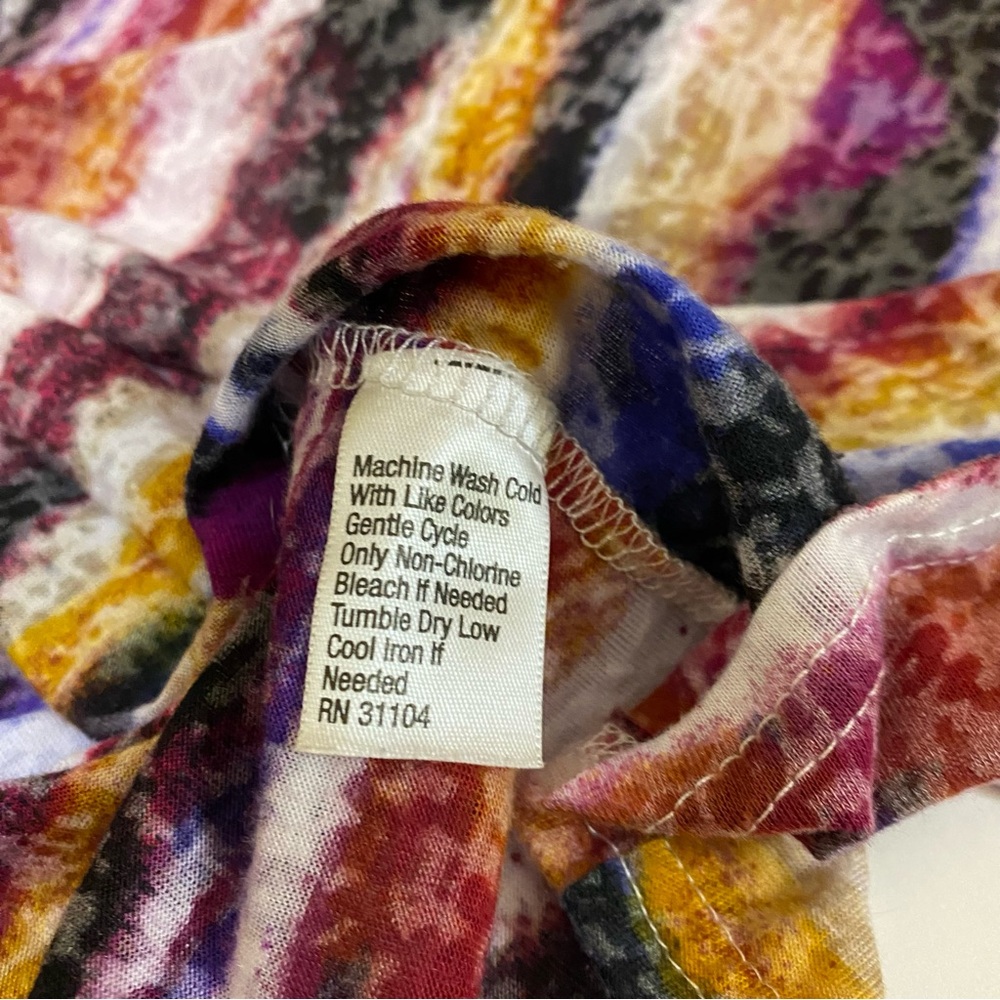 ⭐️Kim Rogers Colorful Abstract Cardigan - Picture 4 of 6